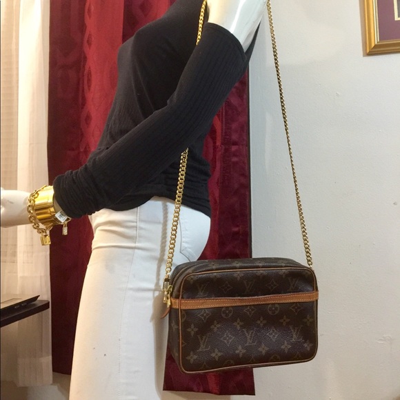 LOUIS VUITTON Compiegne 23 Shoulder Bag 💼Black - Picture 3 of 8